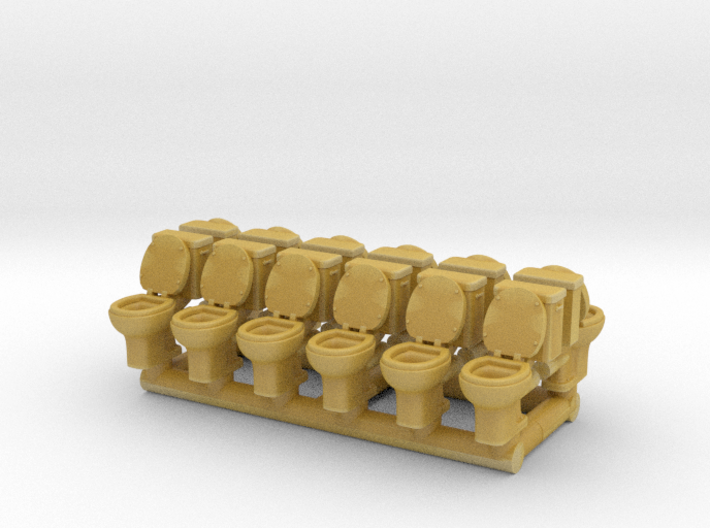 Toilet 01. 1:150 Scale 3d printed