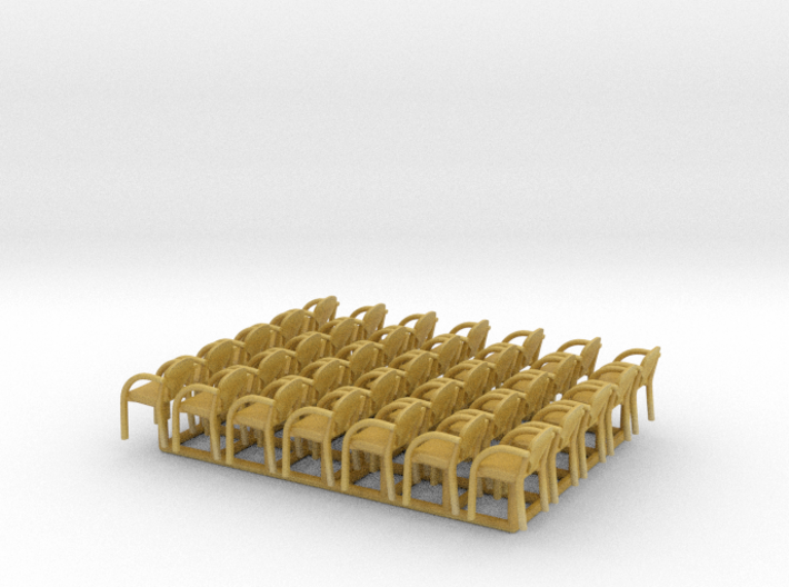 Chair 01. 1:100 scale 3d printed 