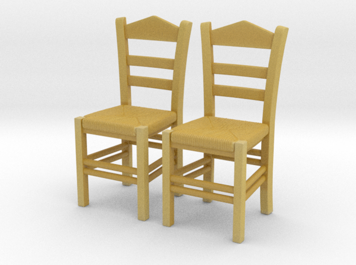 Greek Chair 1:35 Scale 3d printed 