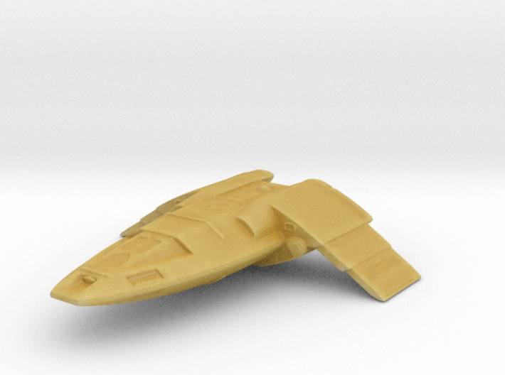 fighter shuttle wings extended 3d printed