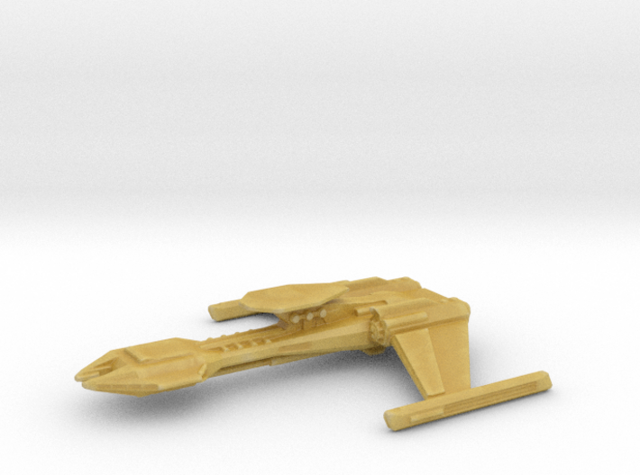Klingon Destroyer 3d printed