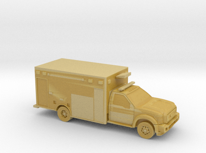 1:144 Scale Ford Ambulance 3d printed 
