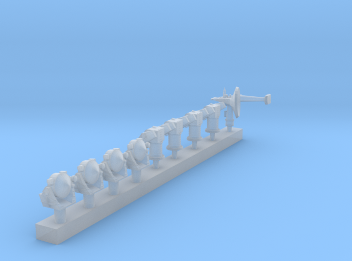 1:720 Scale US Aircraft Carrier 1960/70s Accessori 3d printed