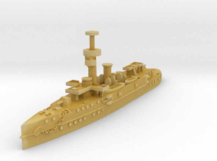1/700 Gilyak Gunboat 3d printed