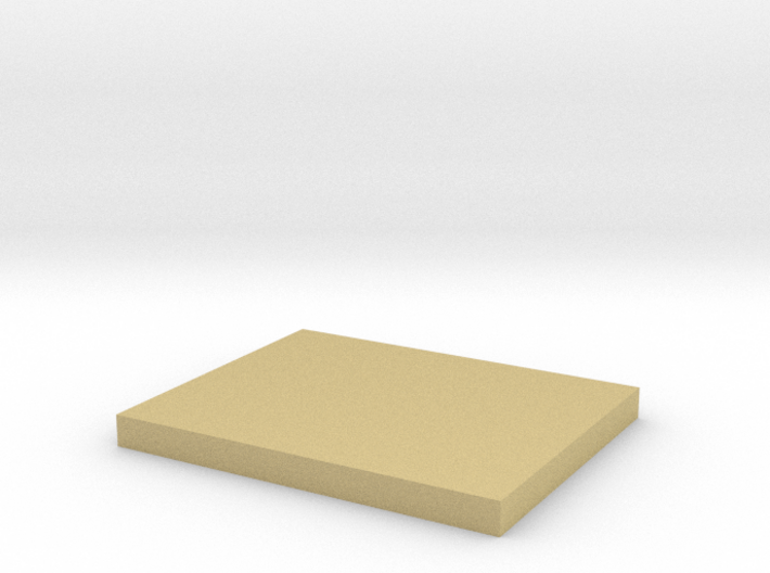 25x20mm vehicle/figure rectangular base for 1:300 3d printed
