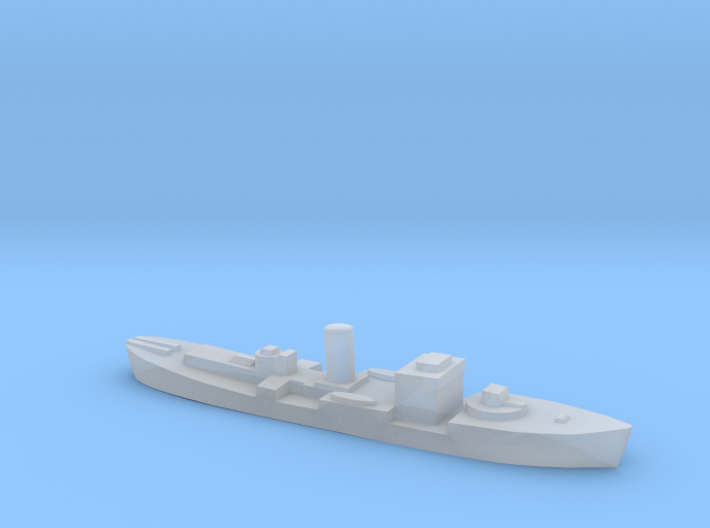HMS Gloxinia corvette 1:3000 WW2 3d printed