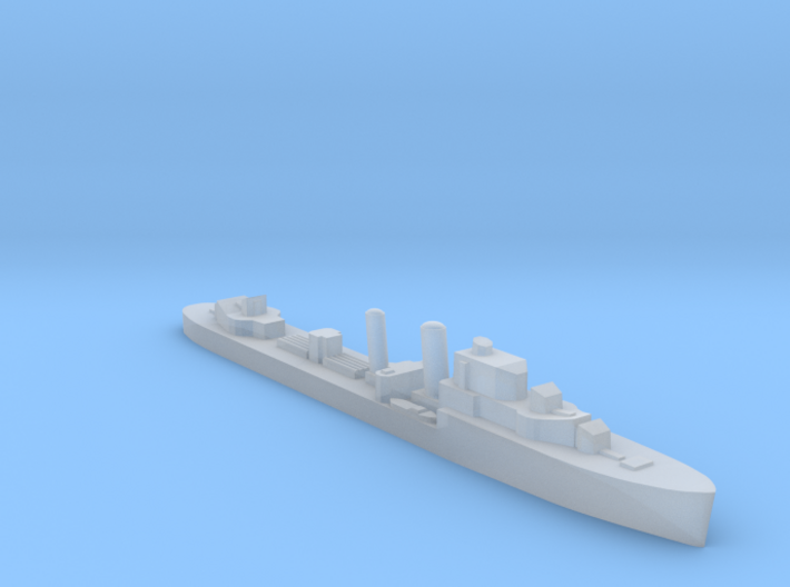 HMS Ilex destroyer 1:3000 WW2 3d printed