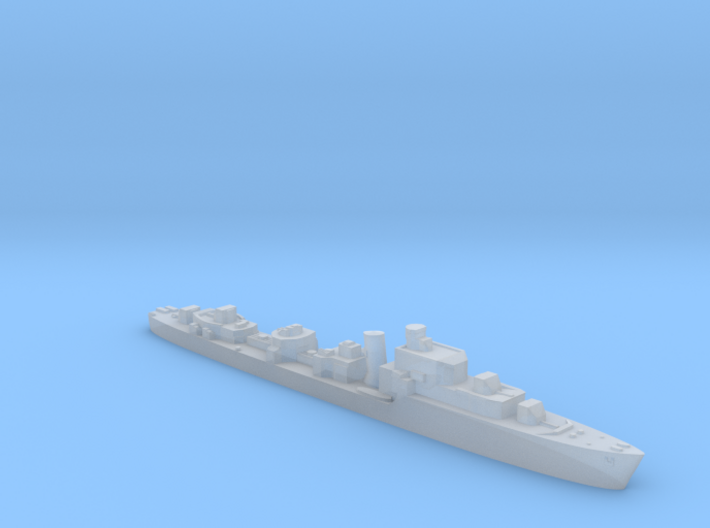 HMS Saumarez destroyer 1:2400 WW2 3d printed
