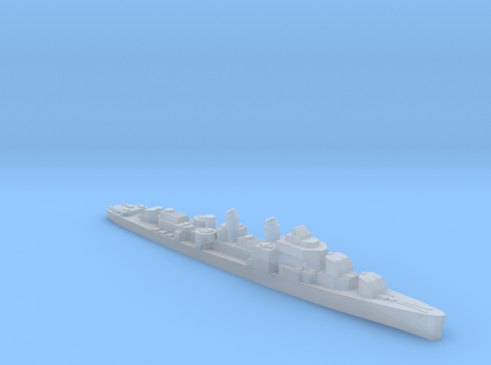 USS Maddox destroyer 1:3000 WW2 3d printed