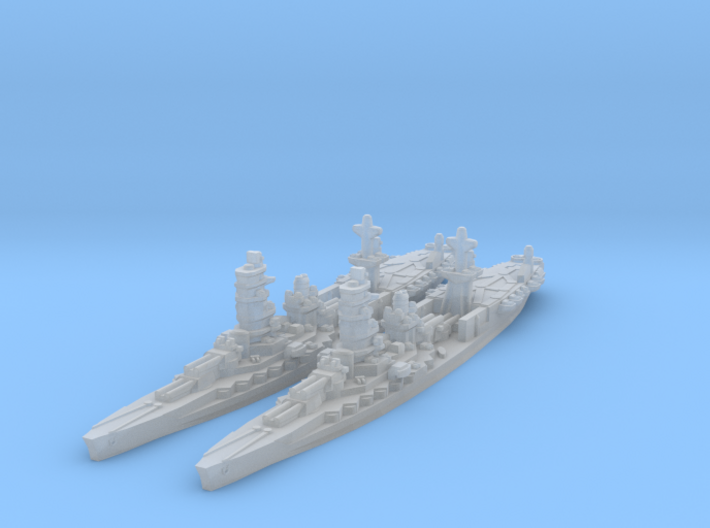 Ise Hybrid Battleship Carrier 3d printed