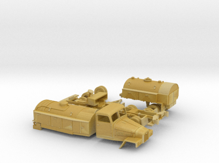 LKW IFA G5 Tankzug (zivi Var.) N 1:160 3d printed 