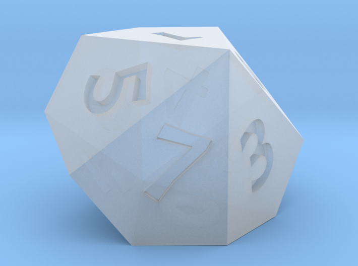 10 sided dice (d10) 25+mm dice 3d printed