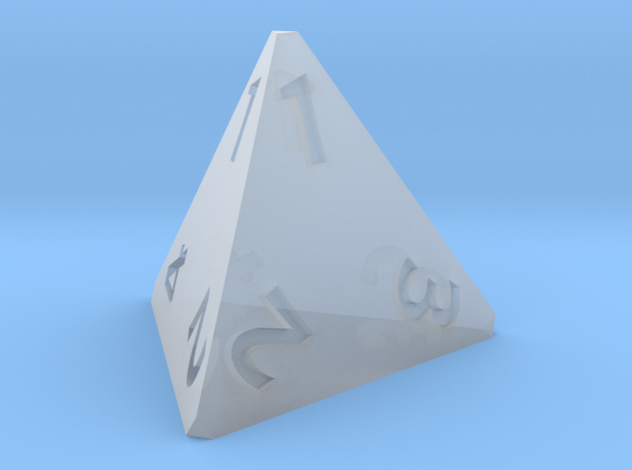 4 sided dice (d4) 20mm dice 3d printed