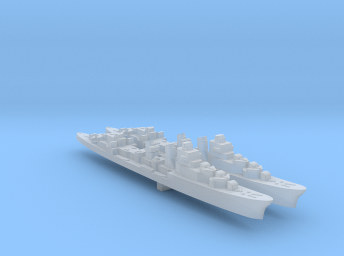 2pk Spanish Mendez Nunez AA cruiser 1:2400 3d printed