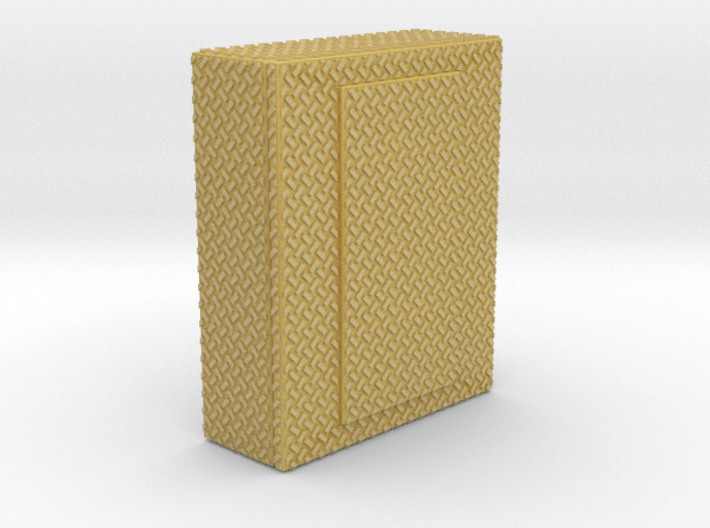 1/87 Diamond plate box 3d printed