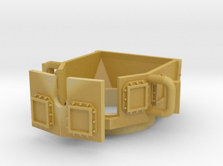 ~1/87 open MRAP/HMMWV turret (repaired) 3d printed