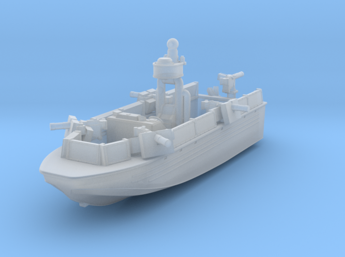 1/144 USN Riverine Assault Boat (With guns) - Coa 3d printed