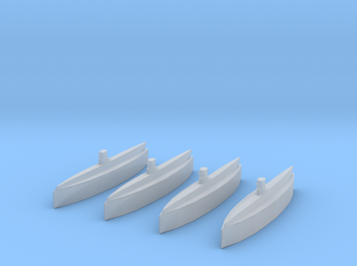 Type IIA U-Boat 1/2400 x4 3d printed