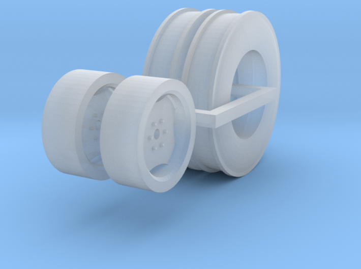 1:64 Grain Drill Marker Tires And Wheels 3d printed