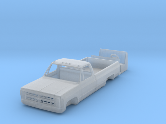 1/64 1980's Chevy K20 / K30 pickup truck body with 3d printed