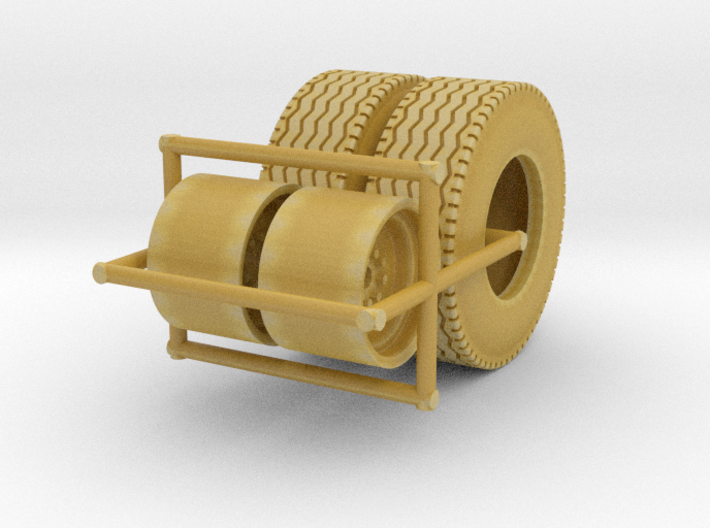 1/64  Floater Wheels and Tires (1 Set) 3d printed 