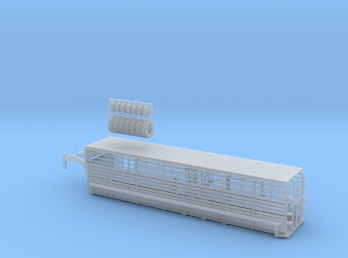 1/64 30' Cattle Trailer Bar Style 3d printed