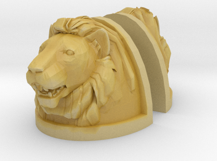 Lion Shoulders Pair (x1) 3d printed