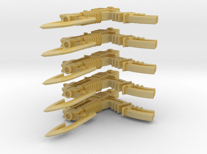 Advanced Gyrojet Rifle 002a (x5) 3d printed