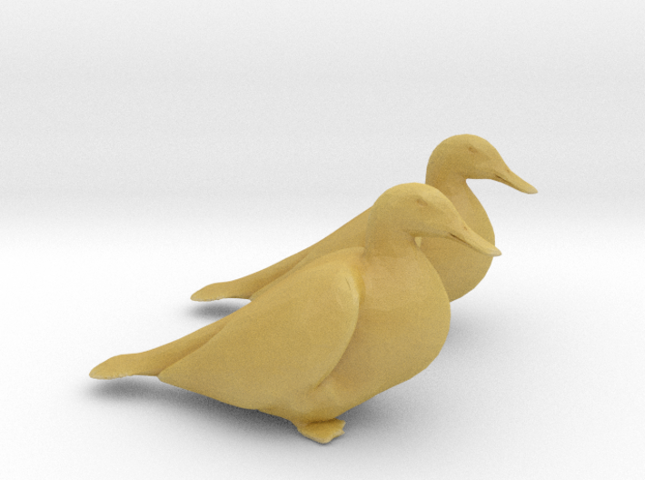 Ducks Mallard Sitting 3d printed 