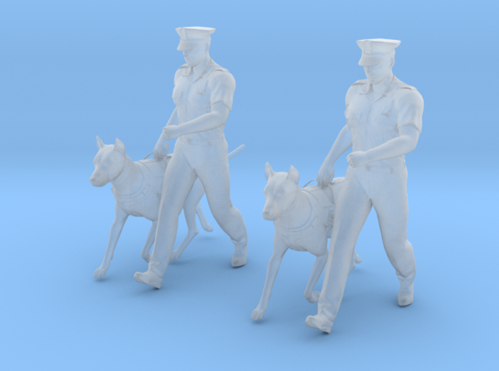 Police K-9 Unit Walk 3d printed