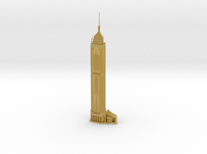 Central Plaza (1:2000) 3d printed