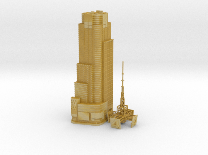 4 Times Square (1:2000) 3d printed