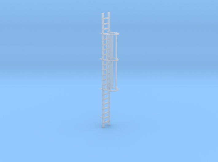 'N-Scale' - 20' Caged Ladder 3d printed