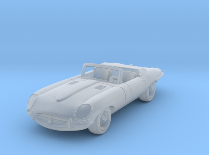 Jaguar Type E 1:87 HO 3d printed