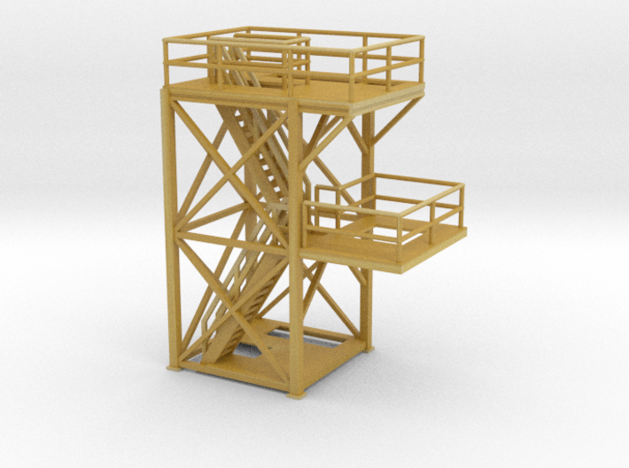 'N Scale' -10'x10'x20' Tower Top With Platform for 3d printed 