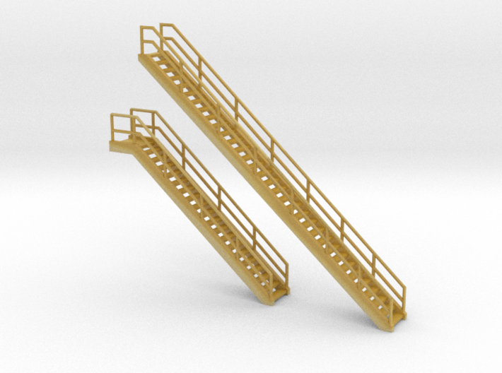 'N Scale' - Coal Loader Stairs 3d printed 