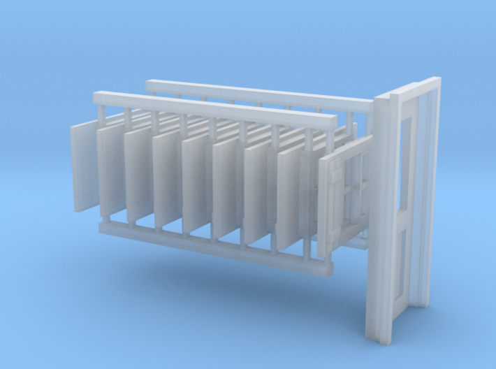 'S Scale' - Shed - Windows and Door 3d printed