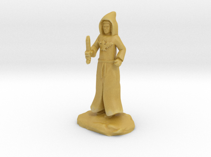 Dracandros, a human dragon cultist with Dagger 3d printed