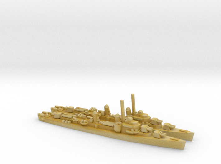 US Gearing-Class Destroyer (x2) 3d printed