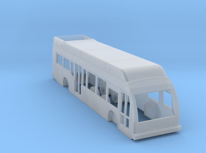 HO Scale Eldorado Axess BRT Fuel Cell Bus 3d printed