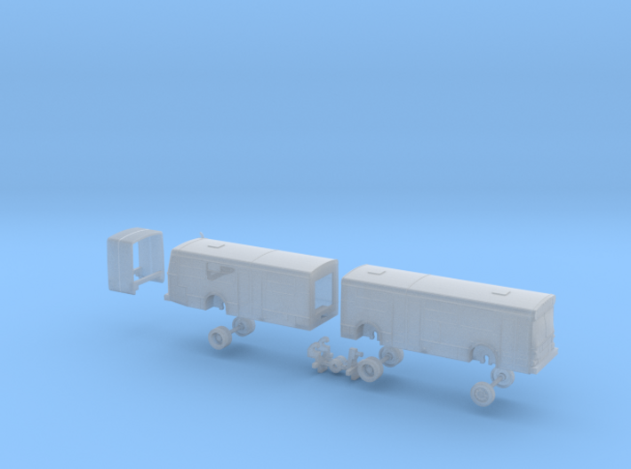 N Scale Bus New Flyer D60 AC Transit 1900s 3d printed