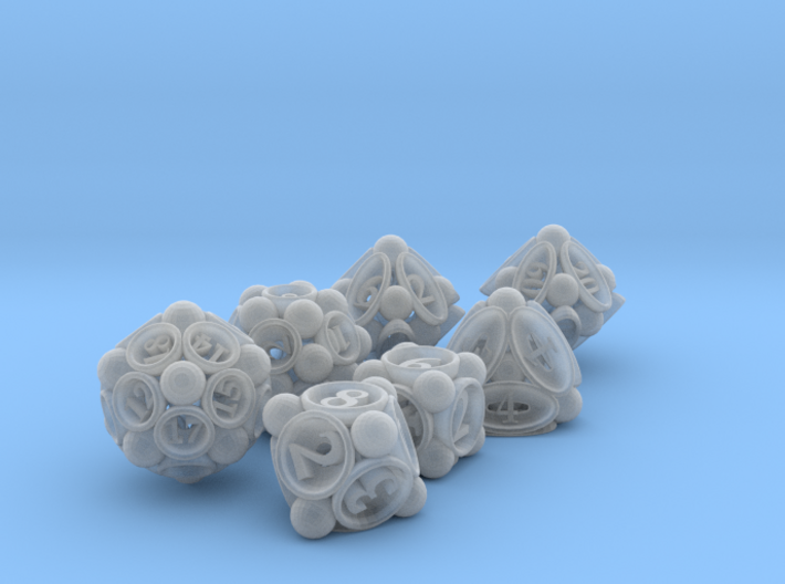 Spore Dice Set with Decader 3d printed