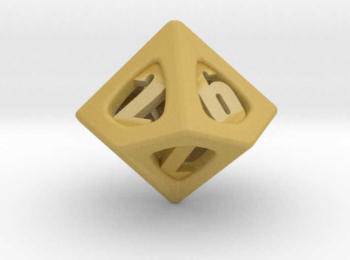 Thoroughly Modern d10 3d printed