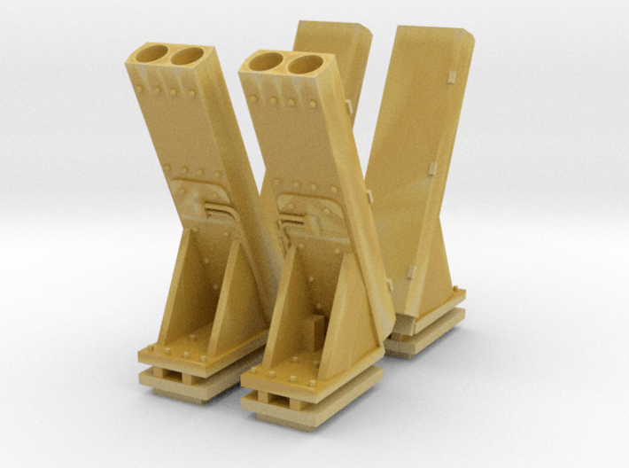 1:72 MK53 NULKA Launchers - set of 2 3d printed