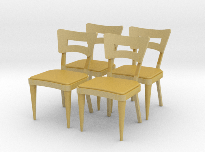 1:48 Dog Bone Chair (Set of 4) 3d printed 