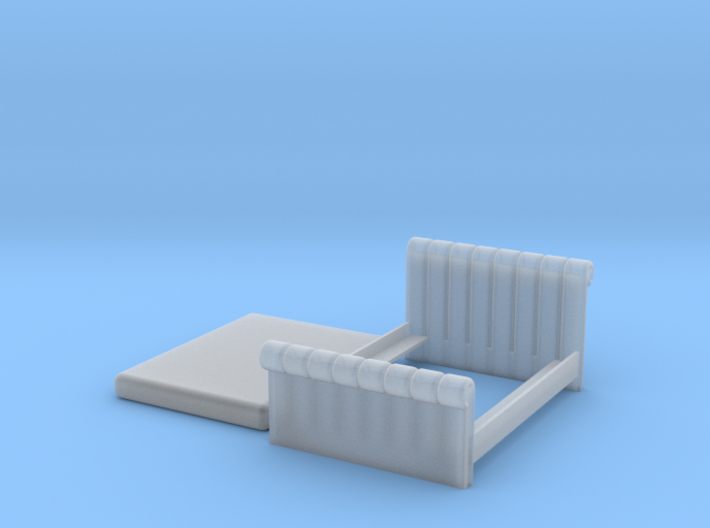 1:48 Tufted Bed (Queen) 3d printed