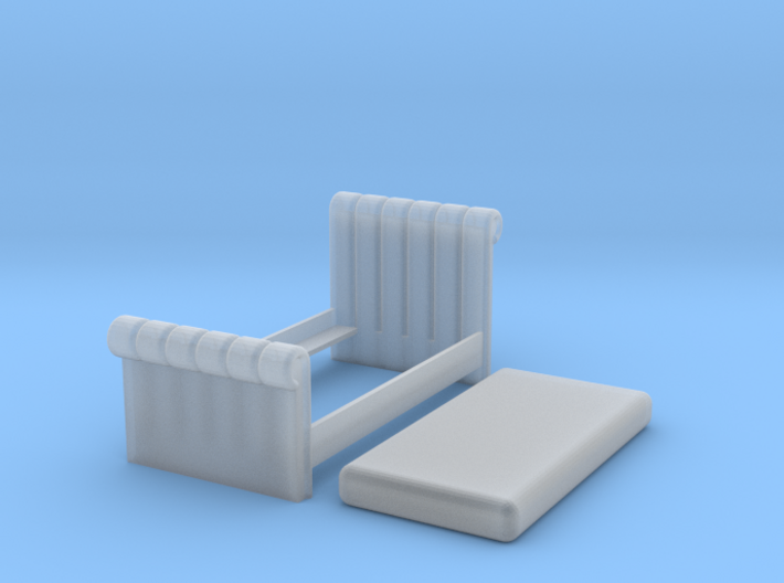 1:48 Tufted Bed (Twin) 3d printed