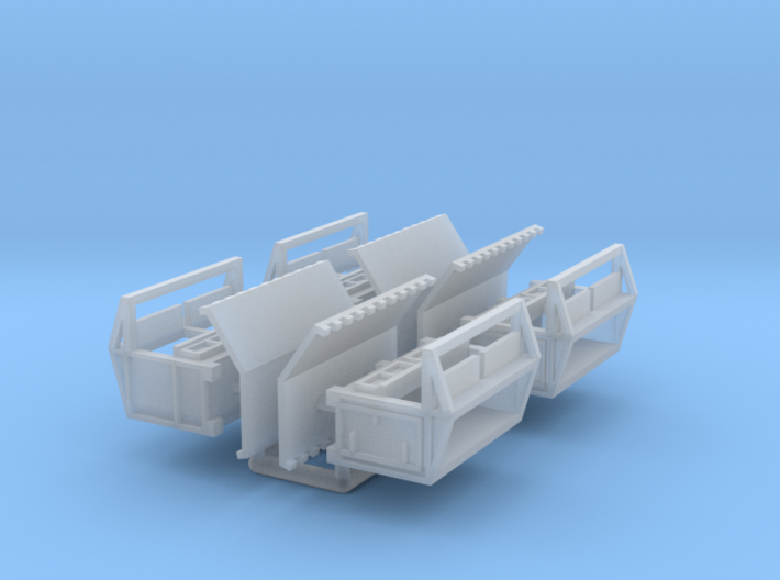 market stall 1 Set - 1:220 (Z scale) 3d printed