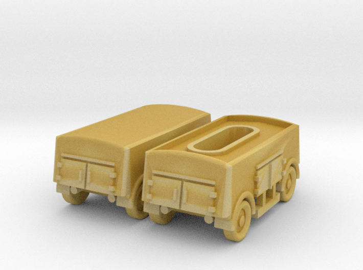 1/87 German A2 trailer for gas Wehrmacht 3d printed