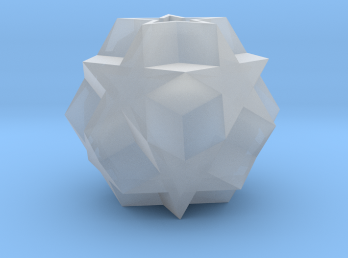 Dodecadodecahedron 3d printed
